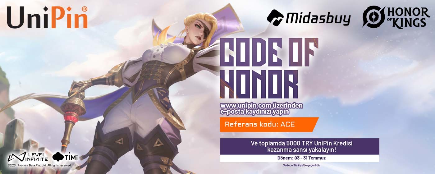 UniPin CODE OF HONOR👑🌟